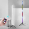 ⁦RGB LED floor atmosphere decorative light dimmable RGB WW CW controlled indoor LED corner standing lighting Living RGB Decor⁩ - الصورة ⁦2⁩