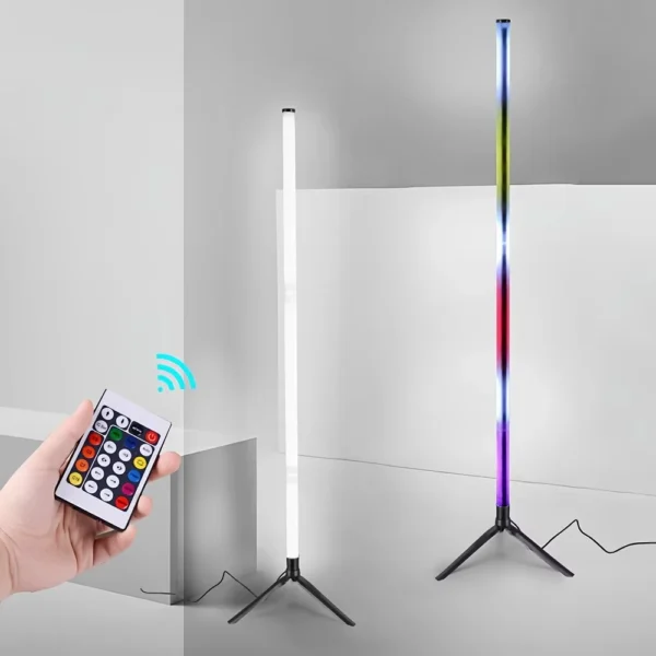 RGB LED floor atmosphere decorative light dimmable RGB WW CW controlled indoor LED corner standing lights Living RGB Decoration