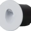 ⁦Recessed Led Stair Light Aluminum Round Wall Corner Lamp EU60 Box Circular Nightlight for Stairway Step Foyer Sitting Room⁩ - الصورة ⁦3⁩